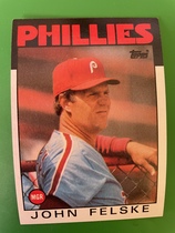 1986 Topps Base Set #621 John Felske