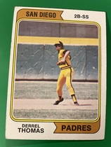 1974 Topps Base Set #518 Derrel Thomas