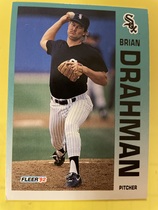 1992 Fleer Base Set #77 Brian Drahman