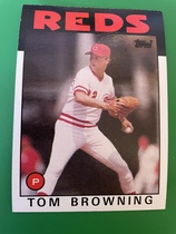 1986 Topps Base Set #652 Tom Browning