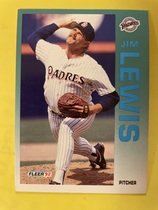 1992 Fleer Base Set #612 Jim Lewis