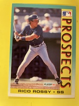 1992 Fleer Base Set #676 Rico Rossy