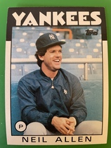 1986 Topps Base Set #663 Neil Allen