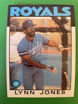 1986 Topps Base Set #671 Lynn Jones