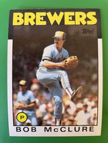 1986 Topps Base Set #684 Bob McClure