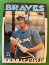 1986 Topps Base Set #698 Brad Komminsk