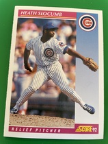 1992 Score Base Set #213 Heath Slocumb