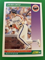 1992 Score Base Set #403 Javier Ortiz