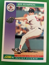 1992 Score Base Set #823 Jeff Plympton