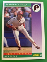 1992 Score Base Set #824 Braulio Castillo