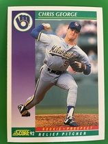 1992 Score Base Set #835 Chris George