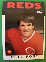 1986 Topps Base Set #741 Pete Rose