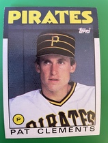 1986 Topps Base Set #754 Pat Clements