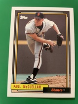1992 Topps Base Set #424 Paul McClellan