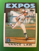 1986 Topps Base Set #787 Vance Law