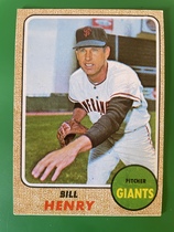 1968 Topps Base Set #239 Bill Henry