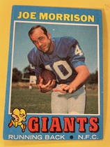 1971 Topps Base Set #191 Joe Morrison