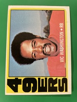 1972 Topps Base Set #22 Vic Washington