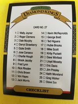 1987 Donruss Base Set #27 Checklist