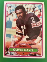 1980 Topps Base Set #49 Oliver Davis