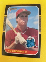 1987 Donruss Base Set #37 Jim Lindeman