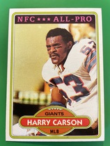 1980 Topps Base Set #135 Harry Carson