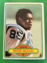1980 Topps Base Set #143 Reese McCall