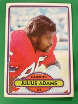 1980 Topps Base Set #352 Julius Adams