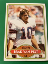 1980 Topps Base Set #395 Brad Van Pelt