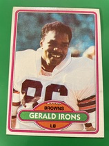 1980 Topps Base Set #438 Gerald Irons