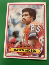 1980 Topps Base Set #496 Haven Moses
