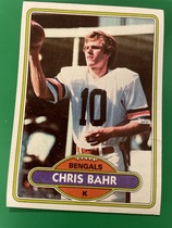 1980 Topps Base Set #501 Chris Bahr