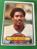 1980 Topps Base Set #515 Nat Moore