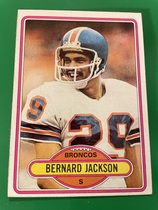 1980 Topps Base Set #521 Bernard Jackson