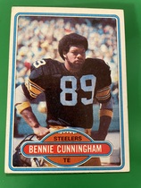1980 Topps Base Set #528 Bennie Cunningham