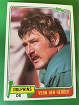 1981 Topps Base Set #101 Vern Den Herder