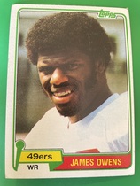 1981 Topps Base Set #263 James Owens