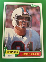 1981 Topps Base Set #371 Jimmy Cefalo