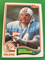 1982 Topps Base Set #95 Gregg Bingham