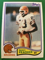 1982 Topps Base Set #63 Ricky Feacher