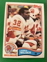 1982 Topps Base Set #507 James Wilder