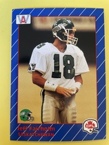 1991 All World CFL #76 Jeff Fairholm