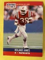 1990 Pro Set Base Set #577 Roland James