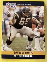 1990 Pro Set Base Set #633 David Richards
