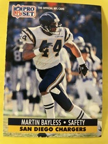 1991 Pro Set Base Set #280 Martin Bayless