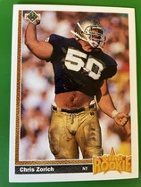 1991 Upper Deck Base Set #10 Chris Zorich