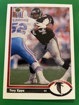 1991 Upper Deck Base Set #392 Tory Epps