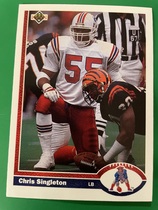 1991 Upper Deck Base Set #408 Chris Singleton