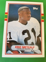 1989 Topps Traded #50 Eric Metcalf