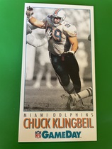 1992 Fleer GameDay #15 Chuck Klingbeil